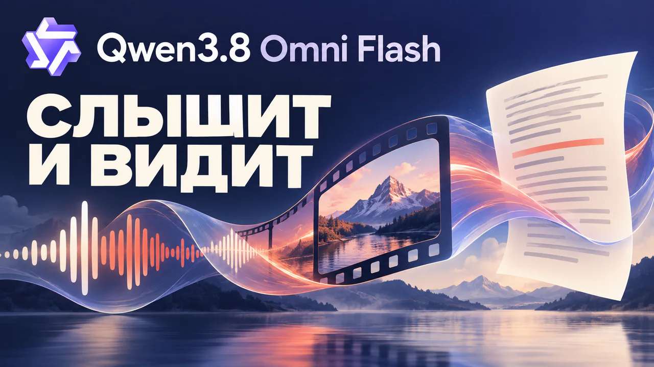 Qwen3.8 Omni Flash — звук и видео в едином контексте