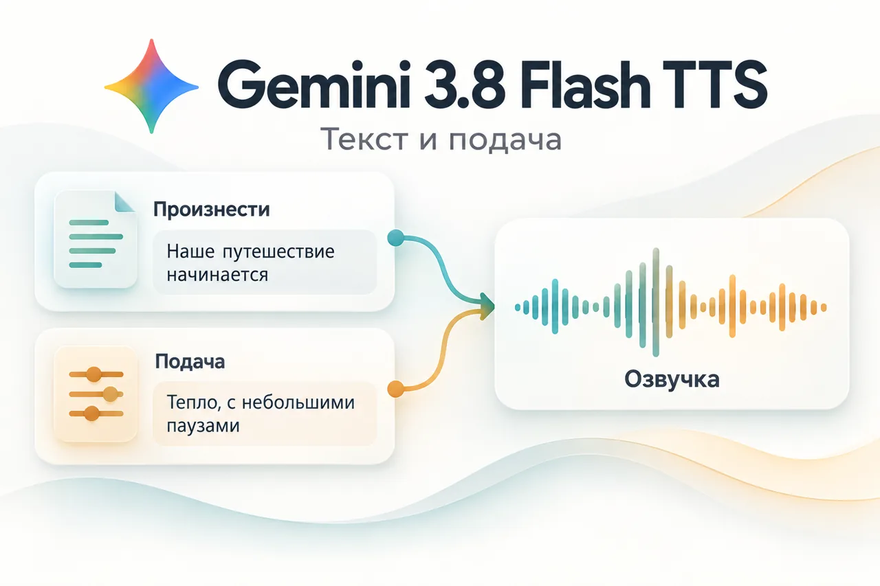 Содержимое записи и пожелание к интонации