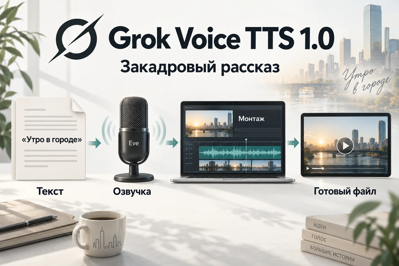 Закадровая дорожка в монтажном редакторе