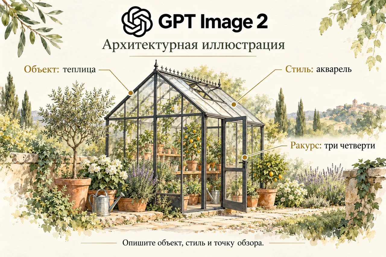 GPT Image 2 — составление описания