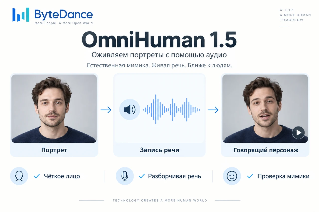 OmniHuman 1.5 — составление описания