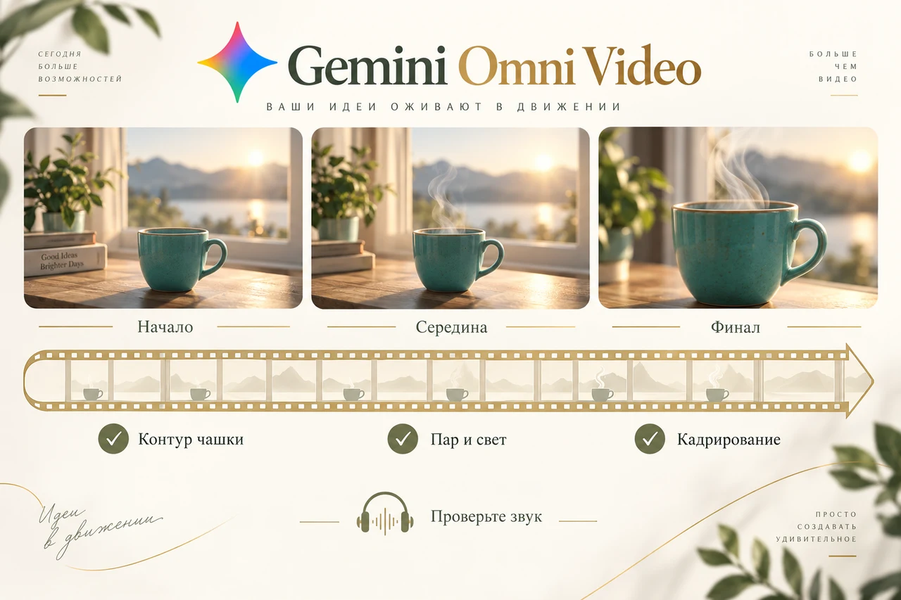 Gemini Omni Video — проверка результата