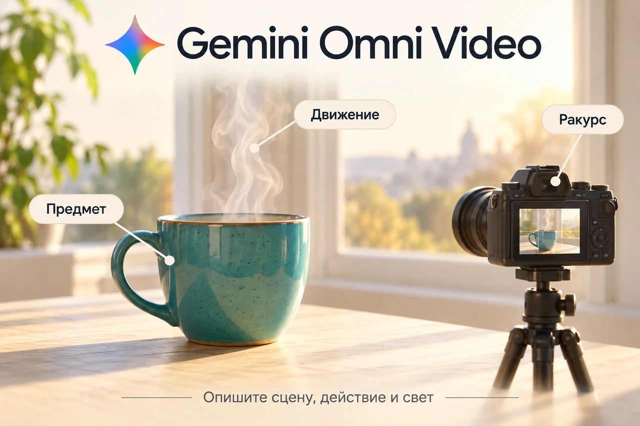 Gemini Omni Video — составление описания