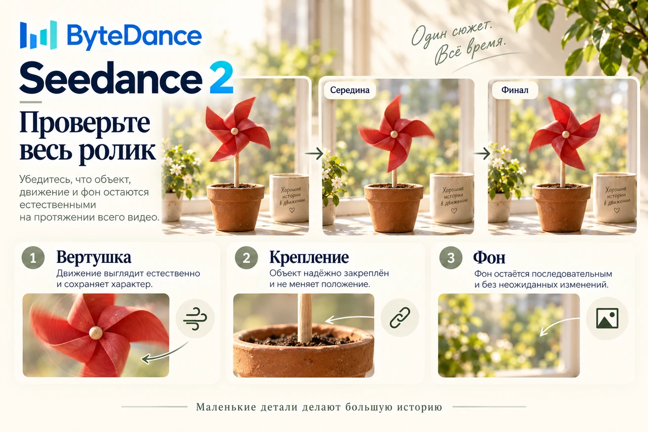 Seedance 2 — проверка результата