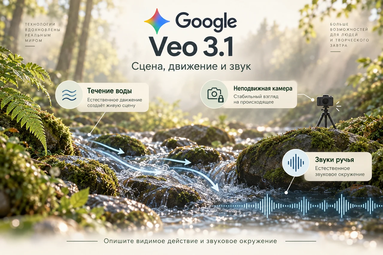 Veo 3.1 — составление описания