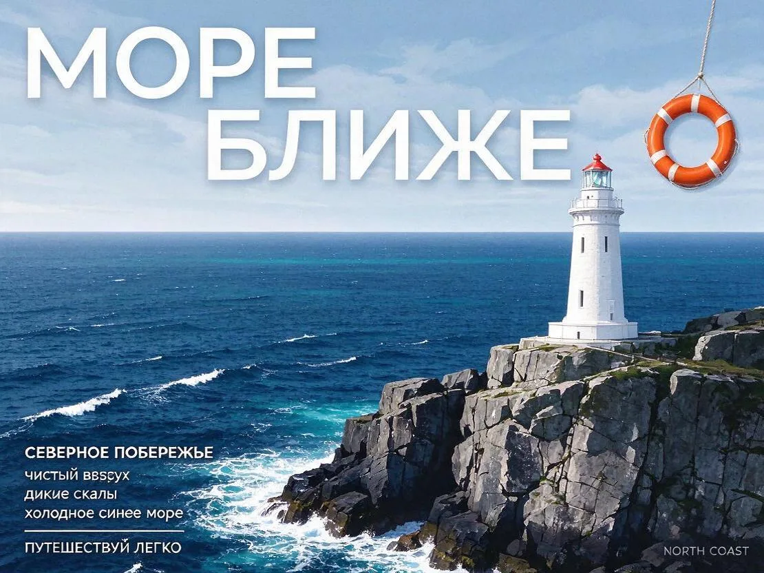 Исходная генерация: Плакат при дневном свете — Seedream 5.0 Flash