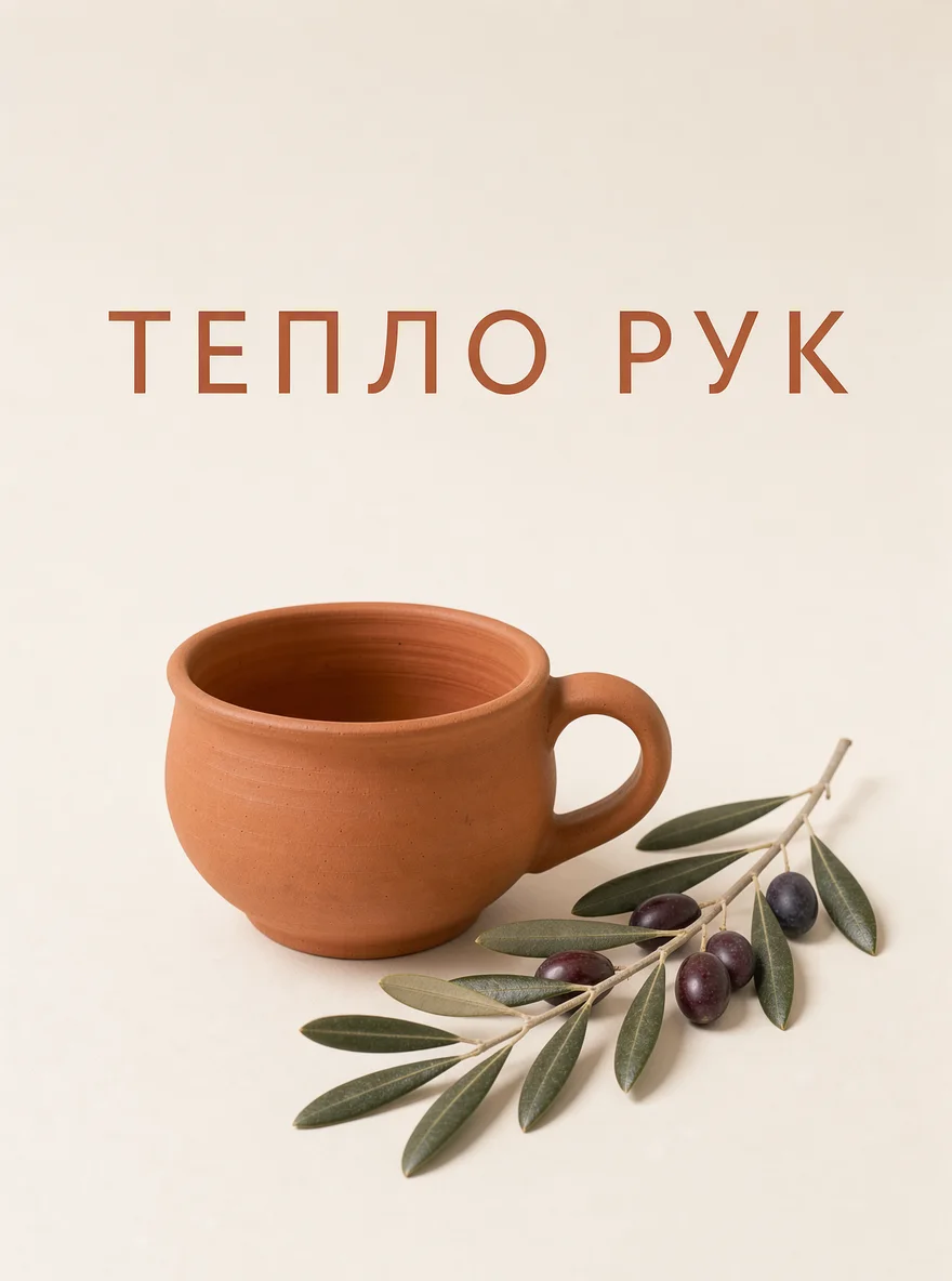Реальный пример ИИ FLUX.3 Image: керамическая афиша с кириллицей