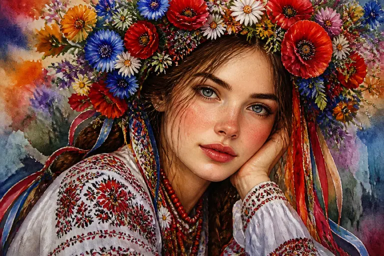 Насыщенный. много деталей
