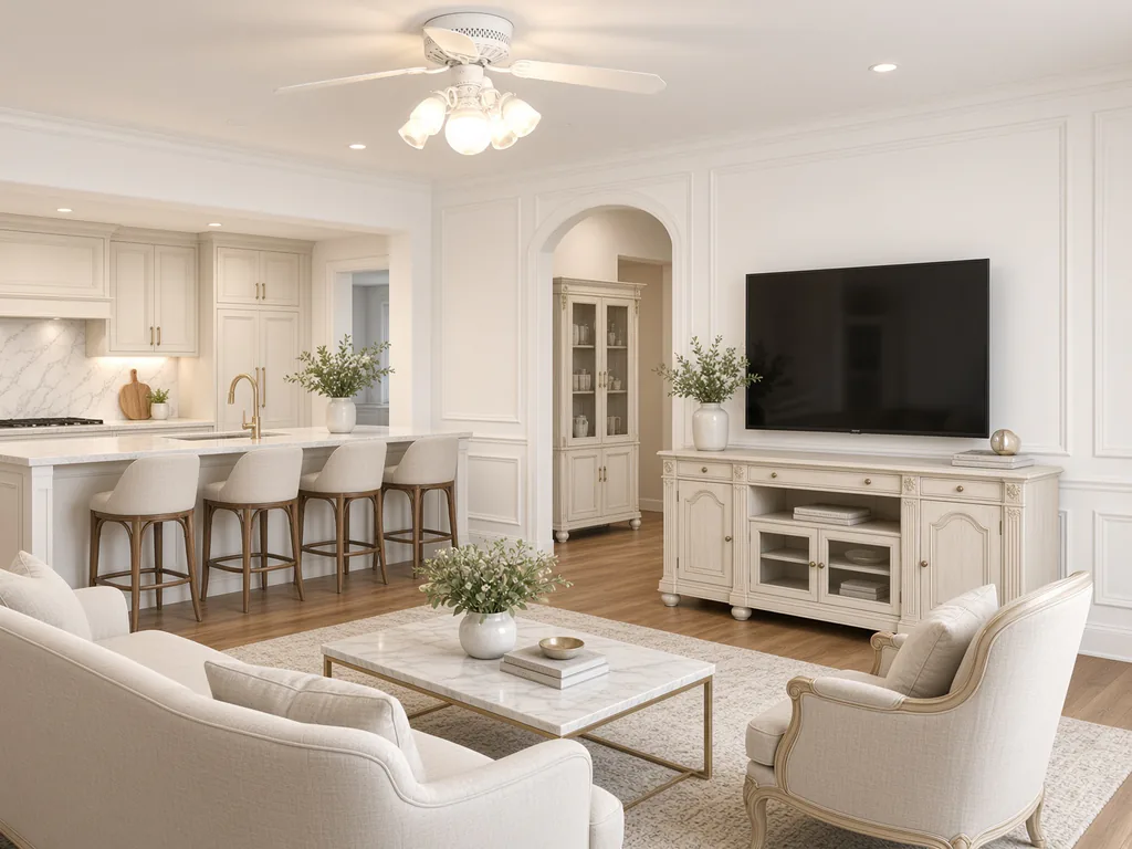 Henderson House в светлой неоклассике