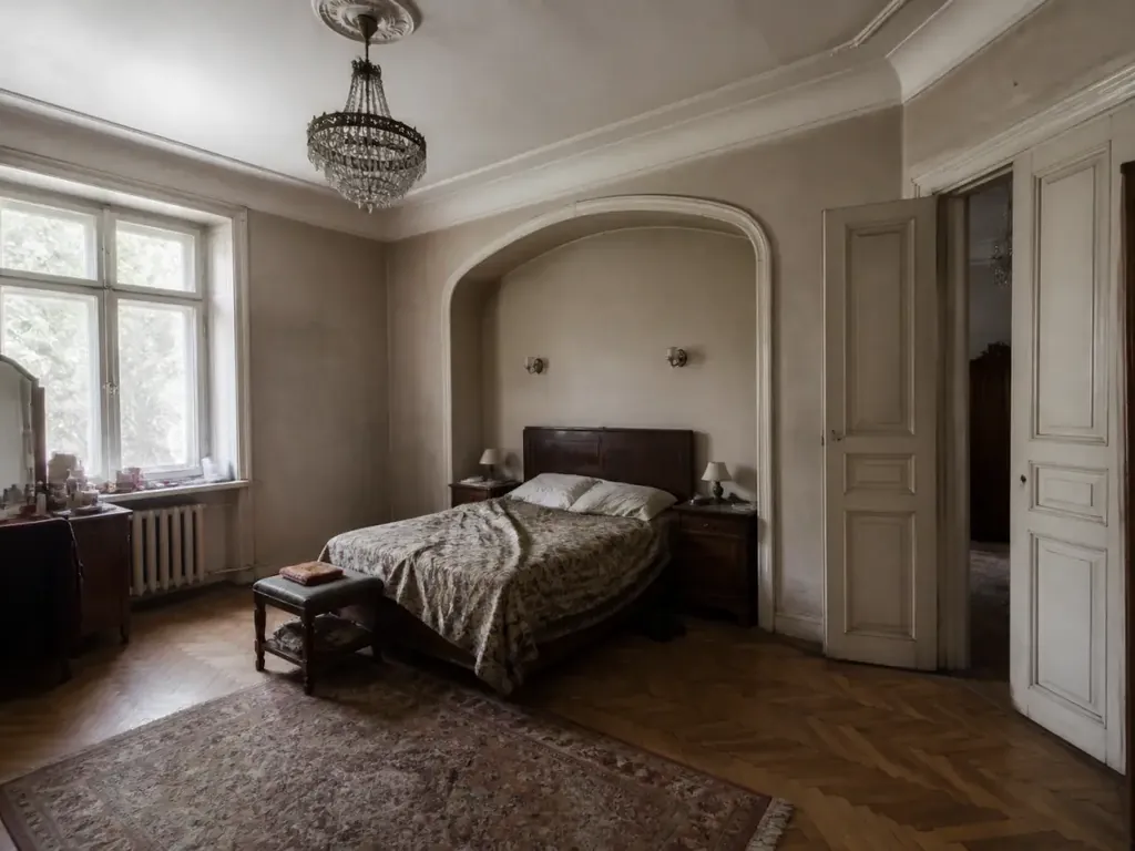 Классический интерьер до правки