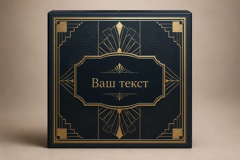 Ар-деко. симметрия, тонкие рамки, орнамент