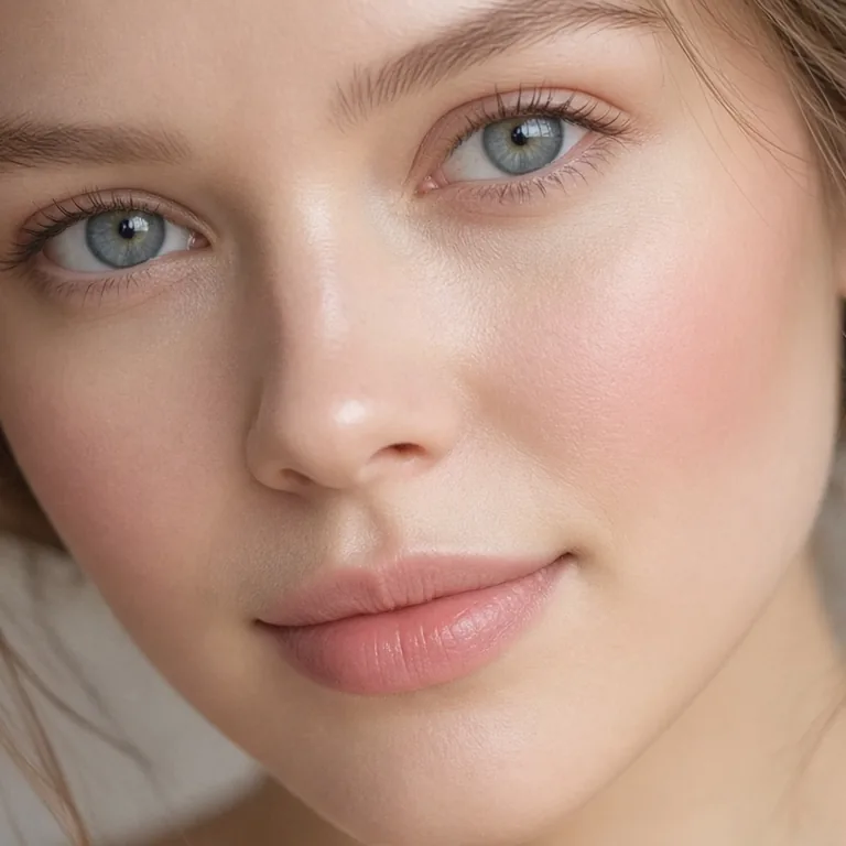 Soft focus. смягчённый тон кожи, размытый румянец