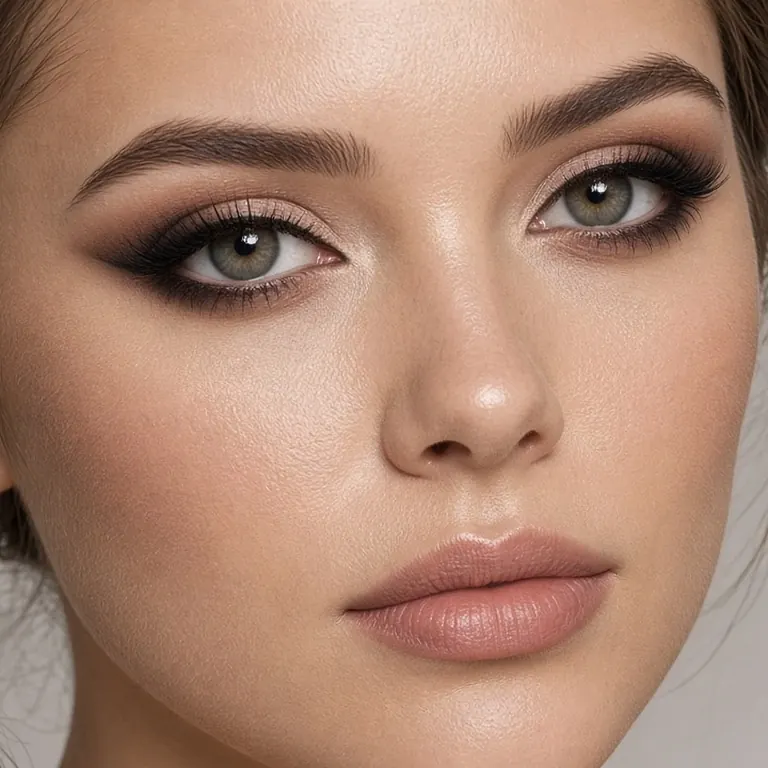 Cut crease. чёткая складка века, контраст светлого и тёмного