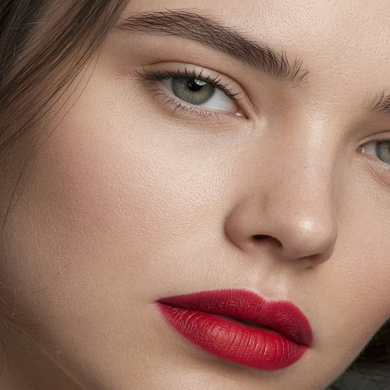 Редакционный. смелый цветовой акцент, чистая кожа, fashion-акцент