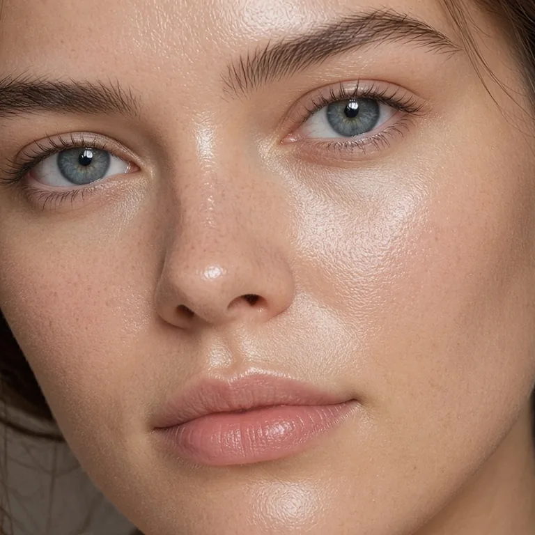 Glass skin. стеклянное сияние кожи, минимум цвета на губах
