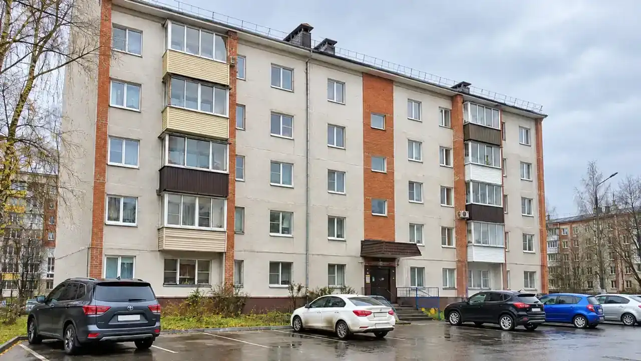 Фасад дома после повышения ясности
