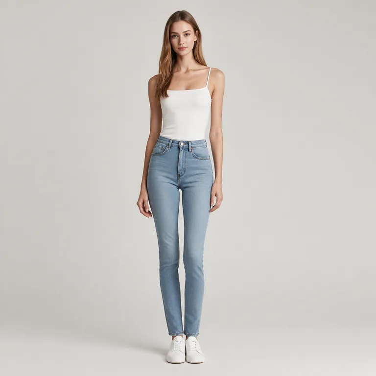 Модельный slim. модельно-стройный силуэт для editorial-кадра