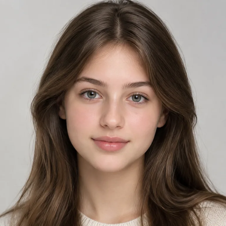 Мягкий подростковый. возраст ~15–16 лет, мягкий овал лица