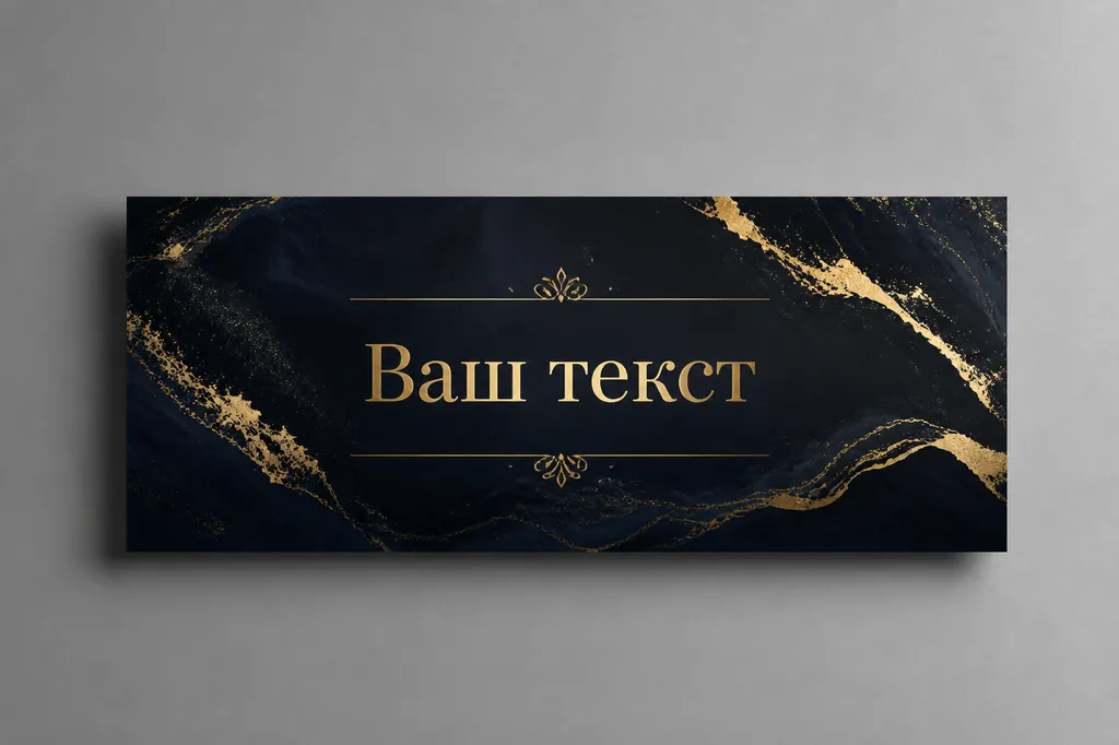 Премиальный. сдержанный фон и один благородный акцент