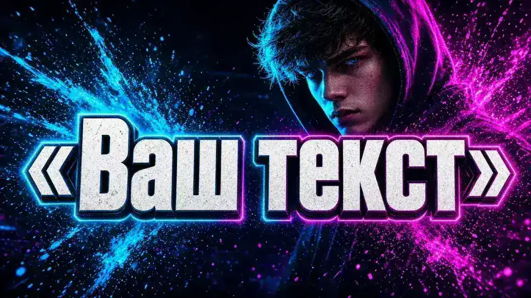 Неон-гейминг превью с «Ваш текст»