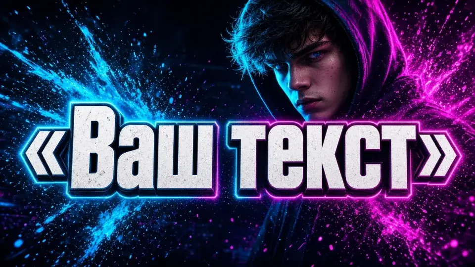 Гейминг. неон, RGB, тёмный фон, HUD-акценты без UI-скрина