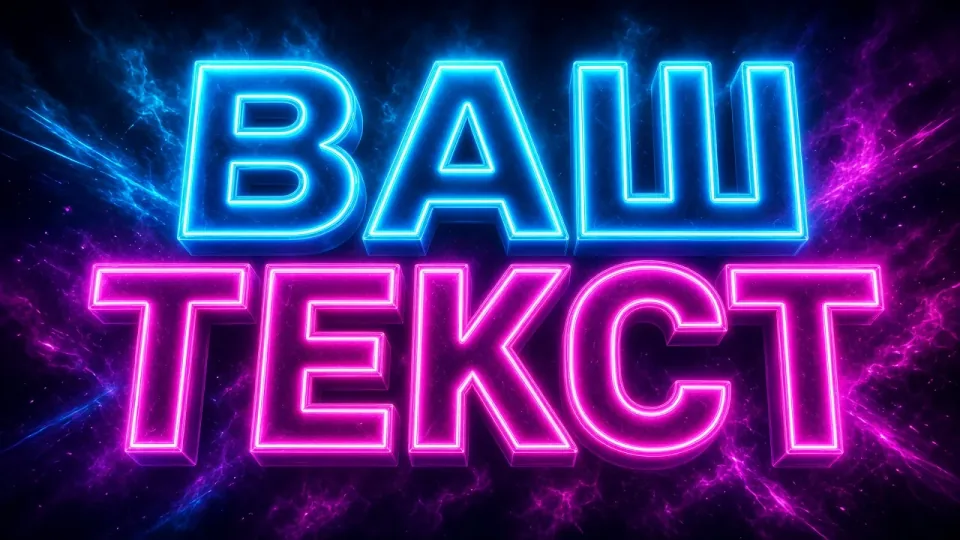 Неон. неоновое свечение cyan/magenta