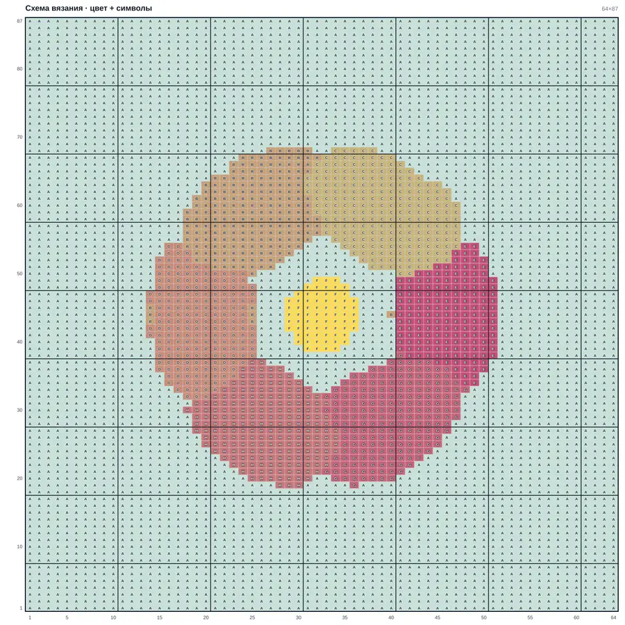 После: Цветок · интарсия
