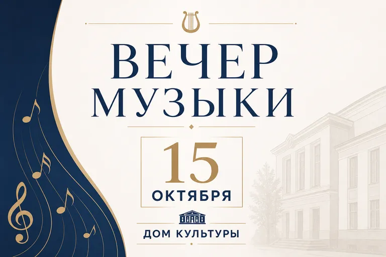 Лекция. деловой минимализм, ясная дата и тема, спокойный акцент