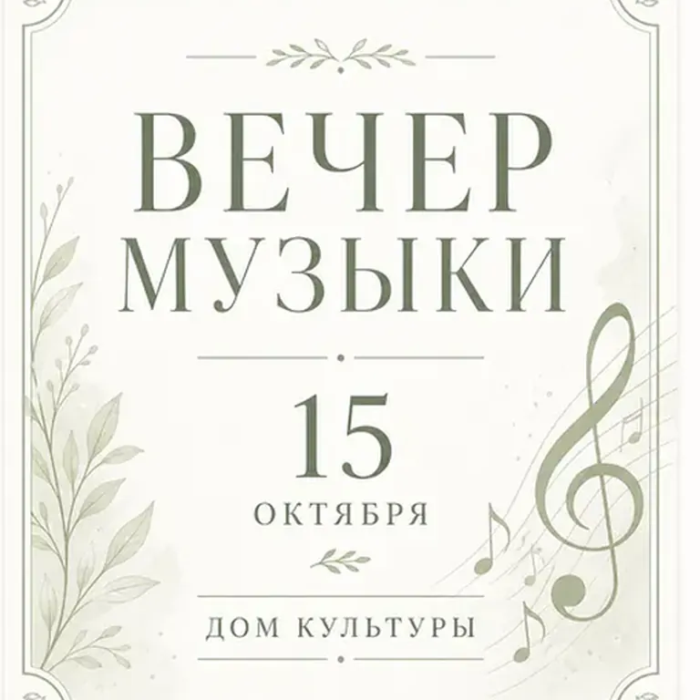 Шалфей и молочный. молочный фон, приглушённый зелёный текст