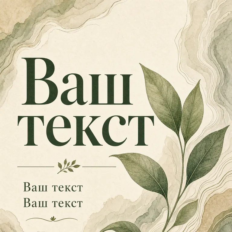 Органический. мягкие природные линии, спокойный ритм