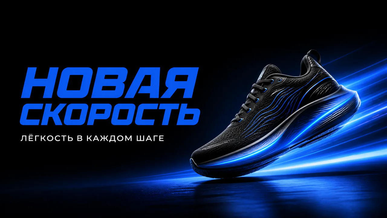 Hero 16:9 — Unbounded. Широкий первый экран сайта: геометрический кириллический заголовок и безопасные поля.