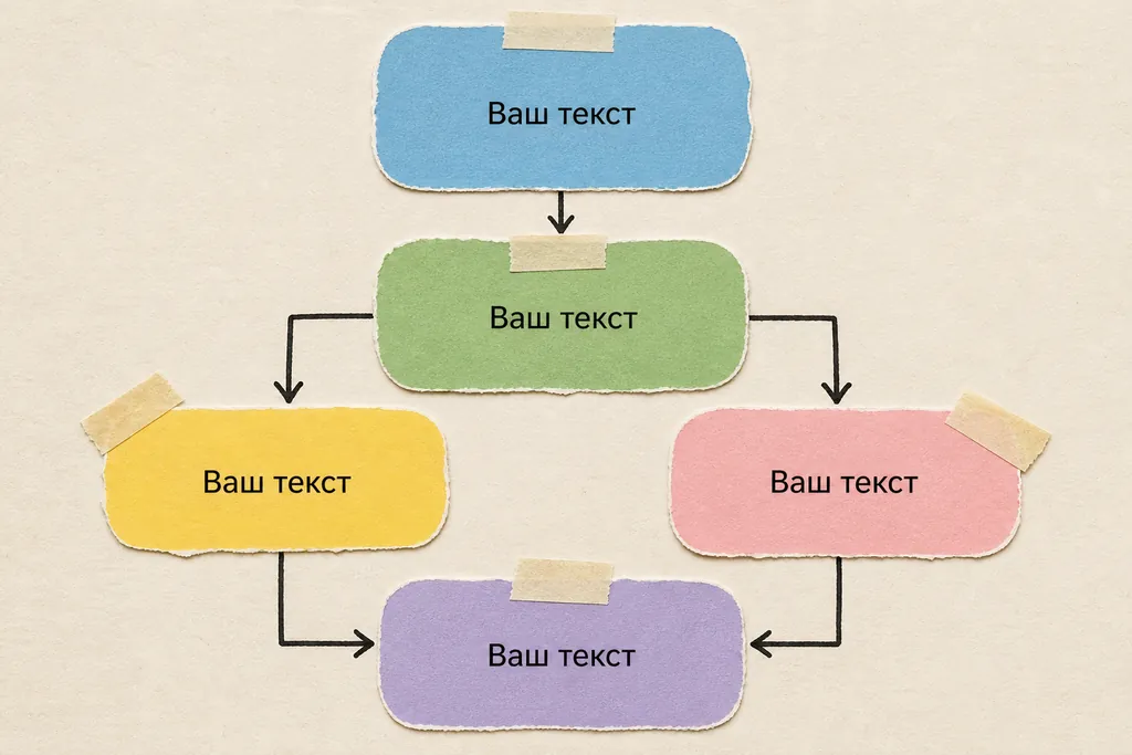 Коллаж. бумажный/цифровой коллаж