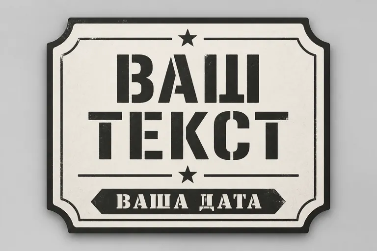 Трафарет. трафаретный характер
