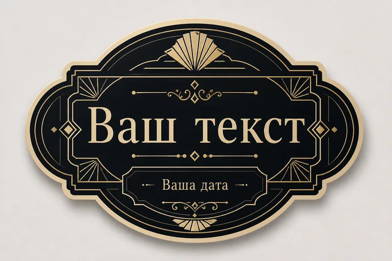 Ар-деко. симметрия, тонкие рамки, орнамент