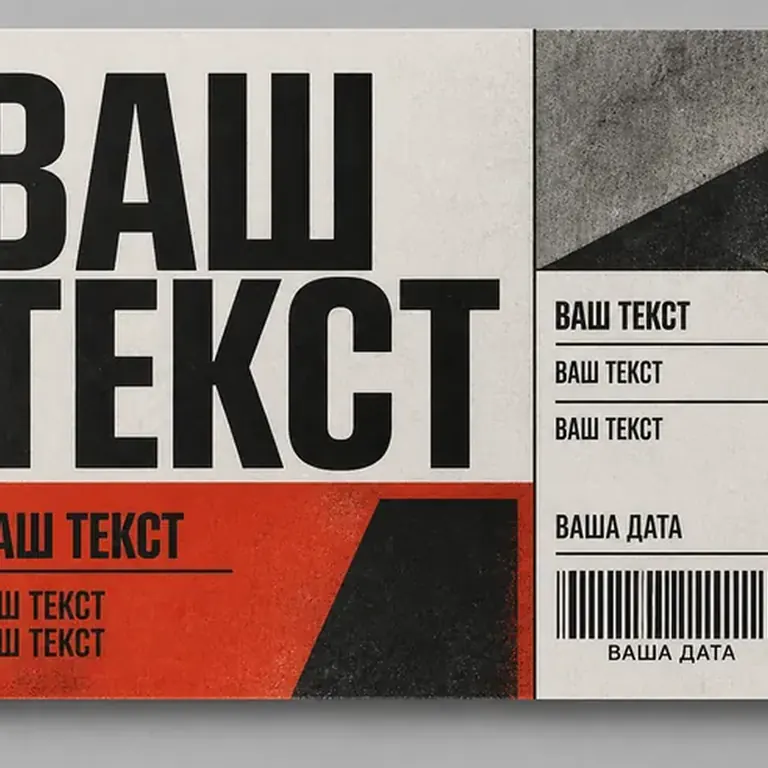 Брутализм. резкая типографика и открытая конструкция