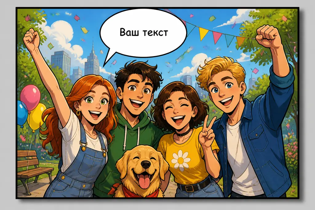 Радость. светлая энергичная подача