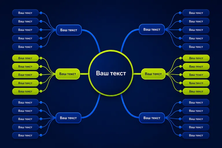 Синий и лайм. глубокий синий с лаймовым акцентом