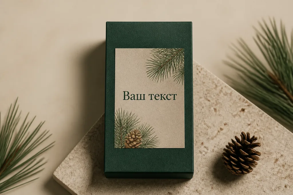 Хвойный. тёмно-зелёный и песочный