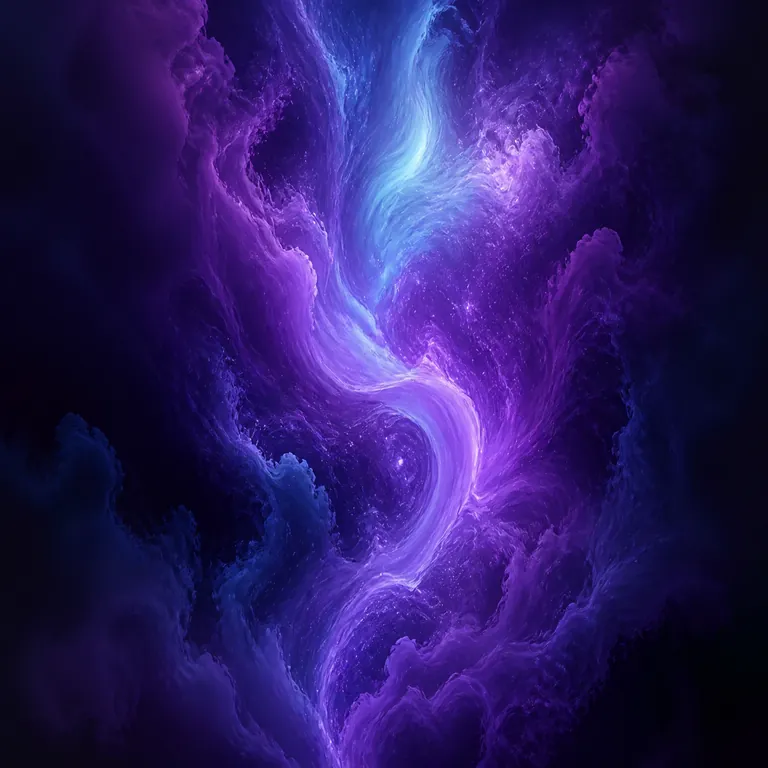 Фиолет. тёмно-фиолетовый с голубым акцентом