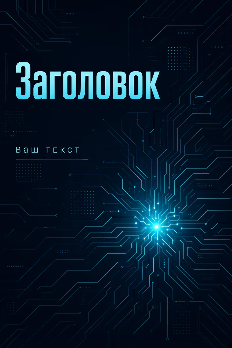 Технологичный макет с цифровой сеткой