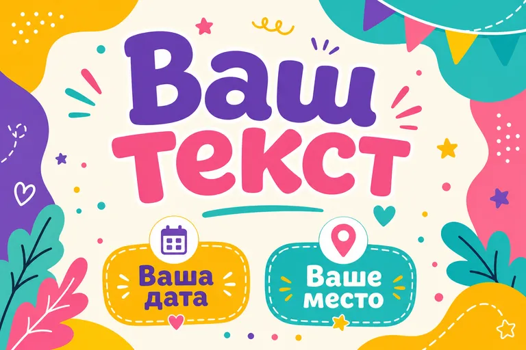 Игривый. живые акценты и мягкие формы