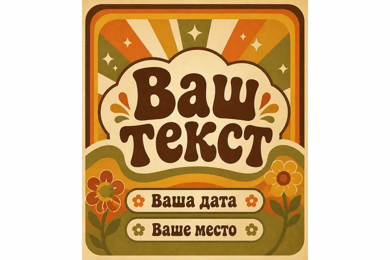 Ретро. винтажная палитра и характерная эпоха