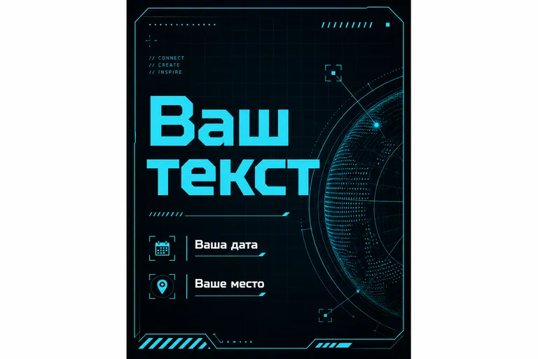 Технологичный. цифровая сетка и точный контраст