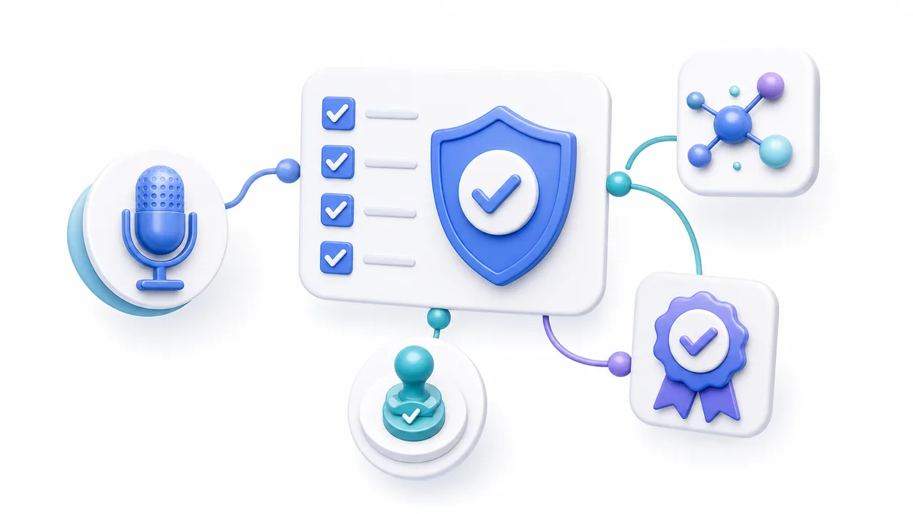 Белая инфографика с чеклистом корректности фактов и границ