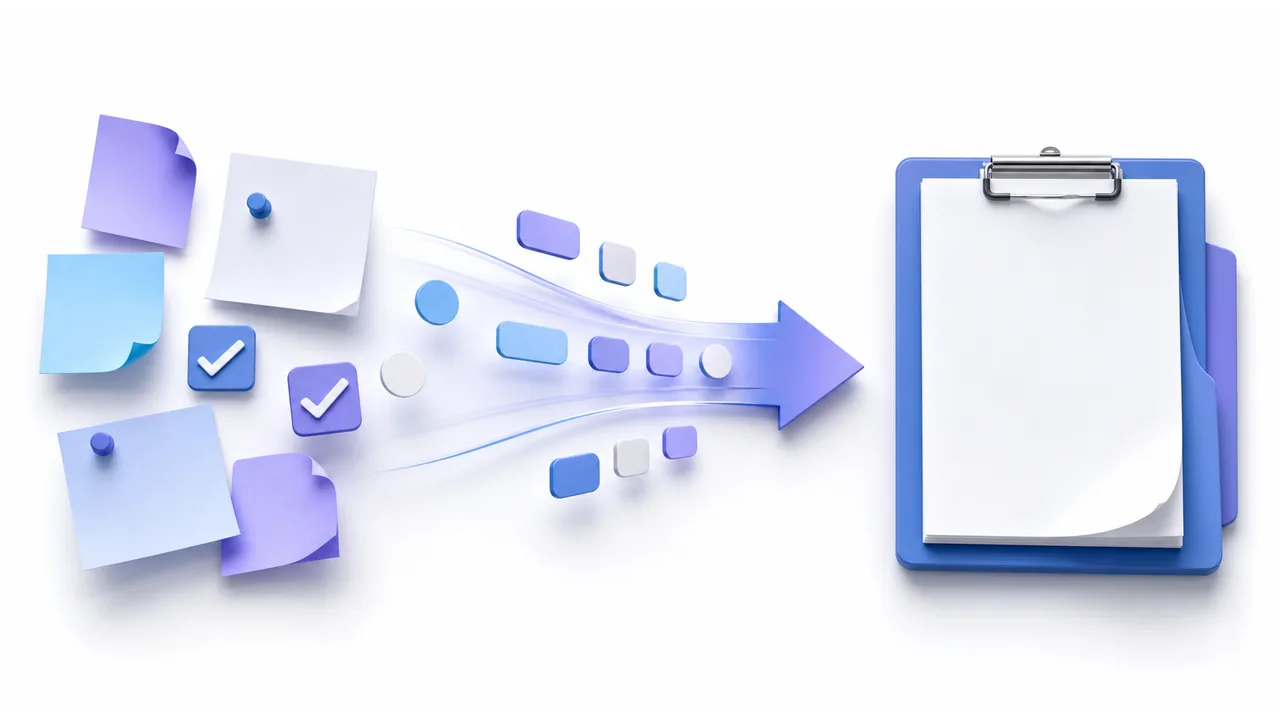 Короткие заметки руководителя собираются в структуру характеристики