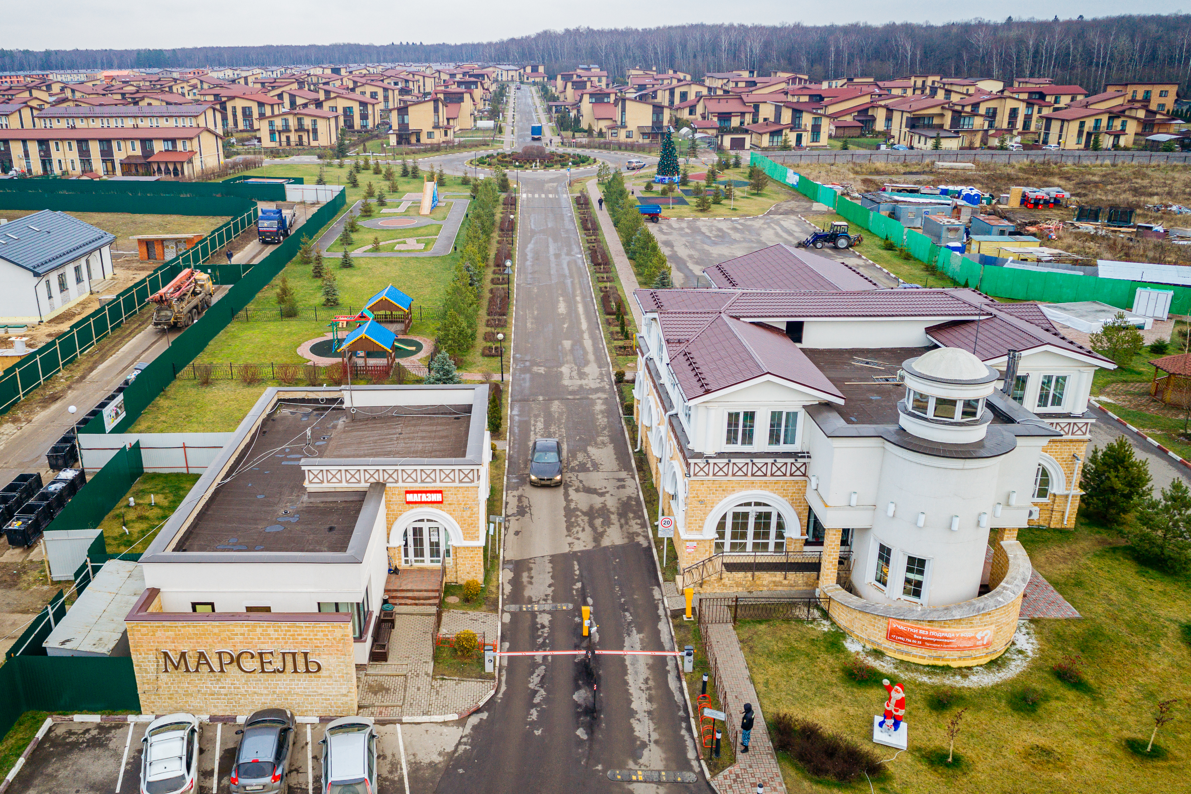 Дома, дуплексы и участки в КП «Марсель» — New Moscow House