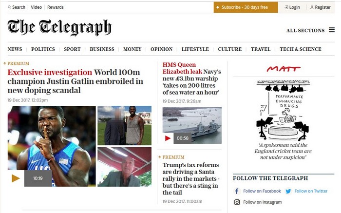 Британская Telegraph хочет подписать на свое издание 10 млн человек
