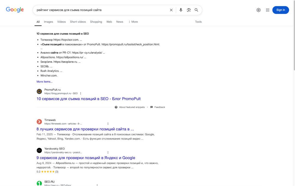 Изображение 2 для статьи Featured Snippets: как оптимизировать сайт под быстрые ответы Google. Самое полное руководство с примерами