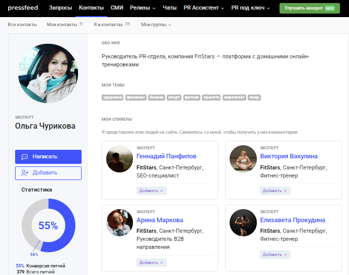 фитнес продвижение
