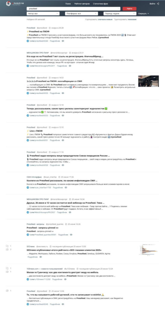 упоминание бренда